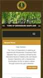 Mobile Screenshot of greensboromd.org